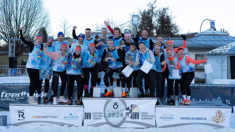 Titel verteidigt! Deutsche Snow-Volleyball Meister in Oberstaufen gekürt