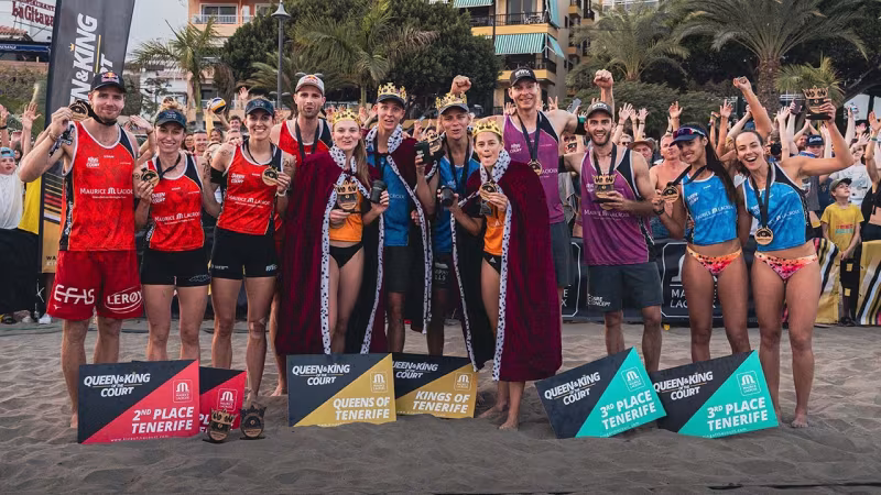 Sieg und Bronze für deutsche Teams beim Queen & King of the Court auf Teneriffa