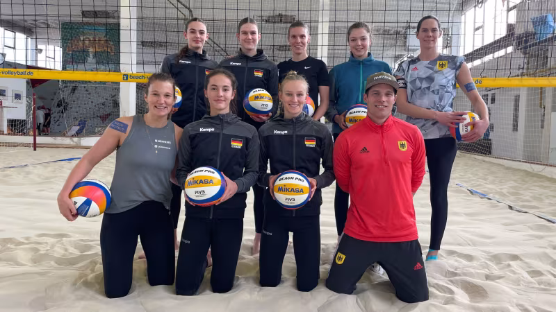 Beach-Mentoring: Kira Walkenhorst und Isabel Schneider fördern den Nachwuchs