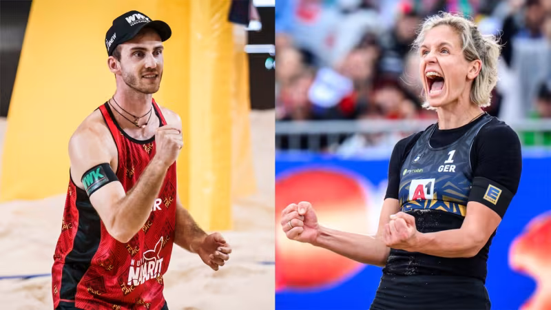 Laura Ludwig und Clemens Wickler sind „Beachvolleyballer des Jahres”