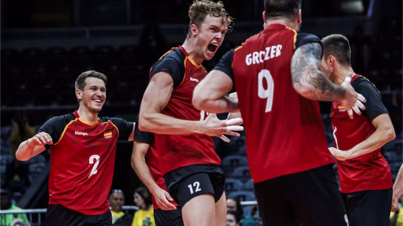 Olympia-Quali: DVV-Männer feiern Sieg gegen Kuba