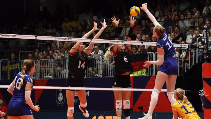 EM: DVV-Frauen verlieren gegen Schweden