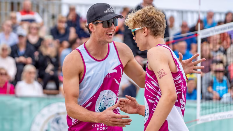 Schäkel/Dreßen und Fröbel/Wüst bei der U20-EM