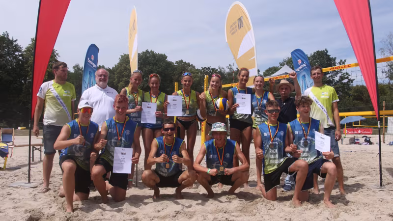 Deutsche Beach-Volleyball Meister U16 in Rüppurr gekürt