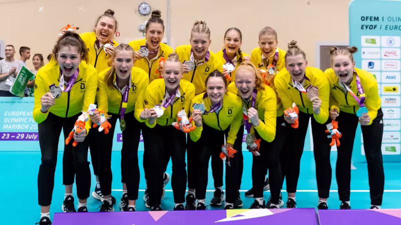 Silbermedaille für die U19-Juniorinnen beim European Youth Olympic Festival