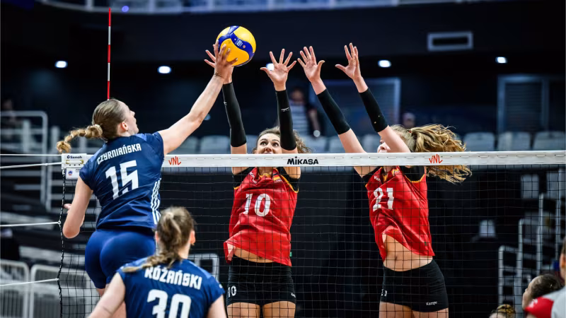VNL: Deutschland verliert Krimi gegen Polen