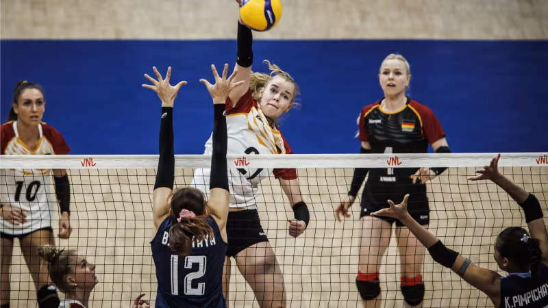 VNL: DVV-Frauen starten mit Sieg in zweite Woche