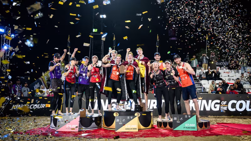 Bronze bei den "Queen of the Court Finals" für Schneider/Sude