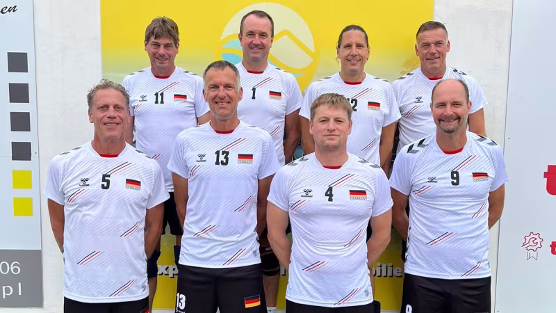 Die deutsche Ü48-Auswahl. Foto: privat