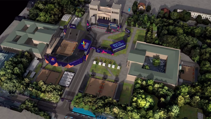 Der Königsplatz in München. Grafik: Munich2022