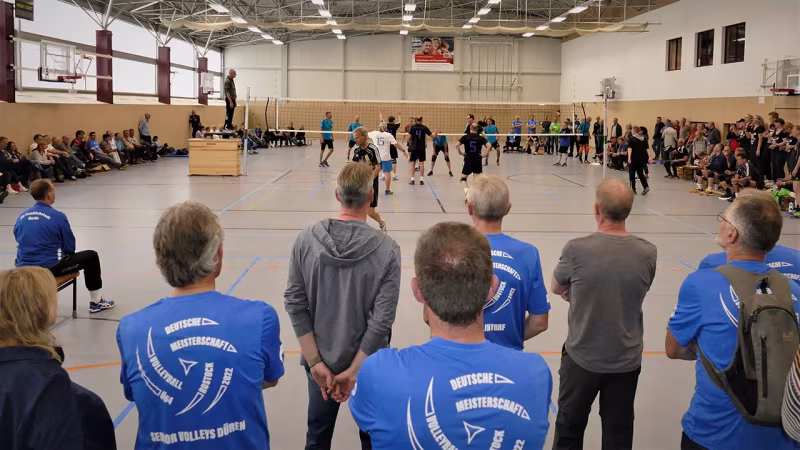 Ü53 Männer in Rostock. Foto: Winfried Degner