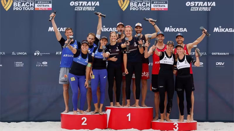 Ganz oben: Müller/Tillmann gewinnen Elite-16-Turnier in Ostrava