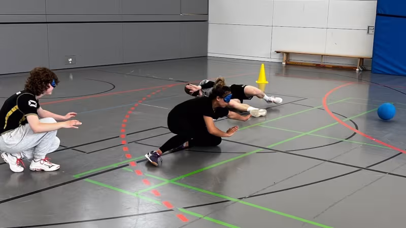 Goalball ist  wie Fußball oder Handball