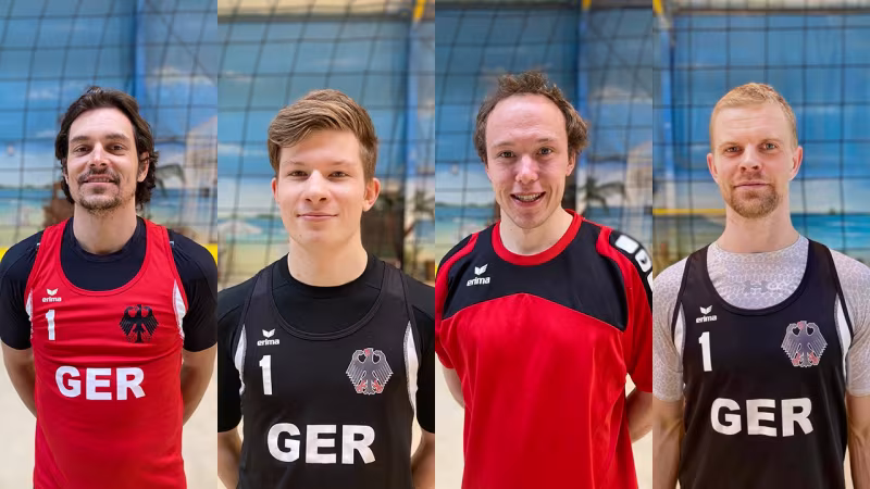 v.l.n.r.: Marko Sudy, Henrik Templin, Maximilian Schmidt, Max Pähler
