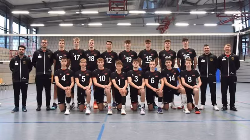Die U18 männlich des DVV.