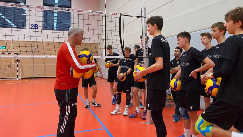 Nachwuchs: Gemeinsamer Lehrgang aller Stützpunkte Männlich - Vital Heynen zu Gast