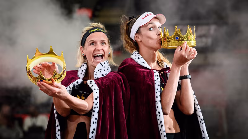 Ludwig/Vergé-Dépré sind die Queens von Hamburg - 10.300 Fans stellen "King of the Court" Rekord auf