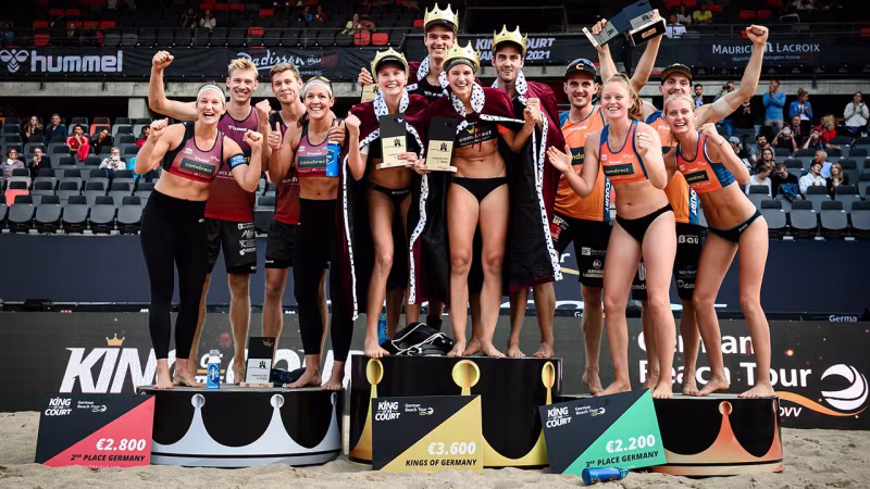 Foto Conny Kurth: Das Podium des nationalen Turniers.