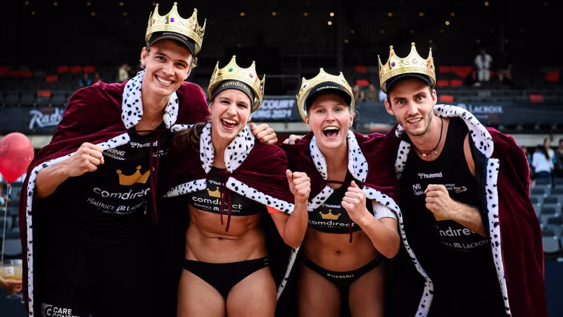 Laboureur/Schulz und Thole/Wickler sind die ersten deutschen "King of the Court" Champions