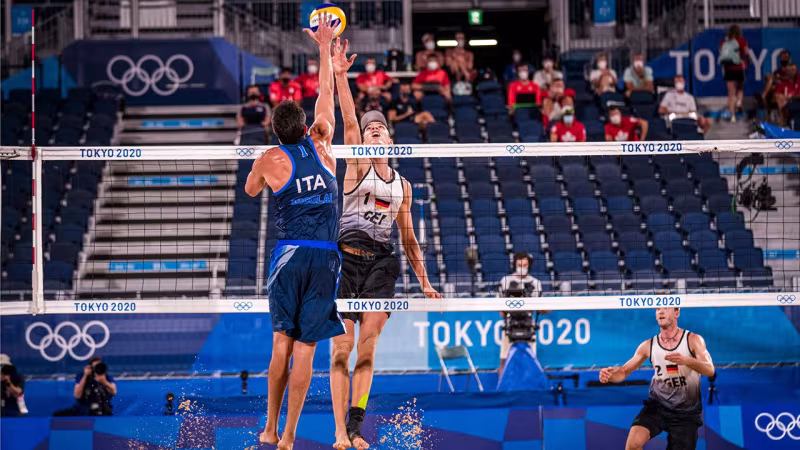 Foto FIVB: Eine Begegnung auf Augenhöhe: Mit dem besseren Ende für Italien.