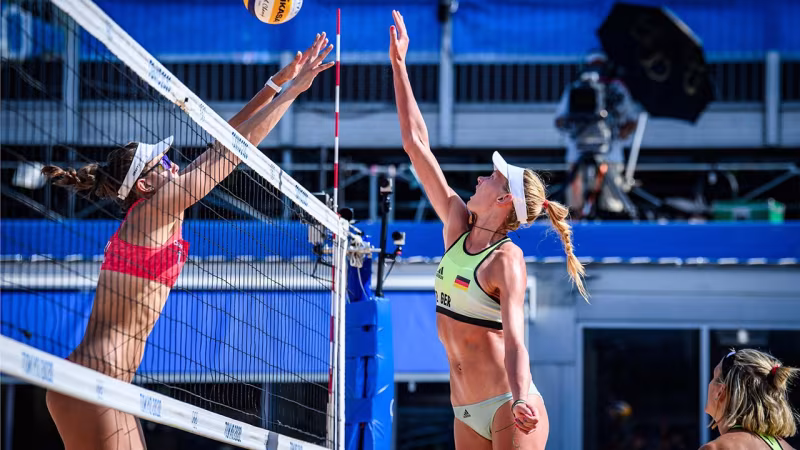 Foto FIVB: Spiel eins ging knapp verloren.