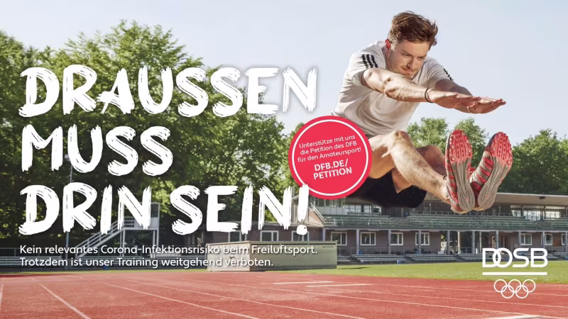DFB und DOSB starten Kampagne und Petition für Amateursport