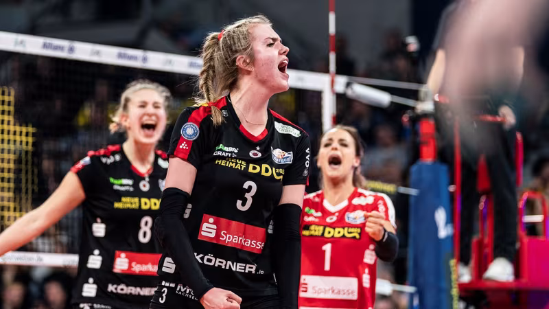 Foto Sebastian Wells: Emma Cyris führte den Dresdner SC 2020 zum Pokalsieg.