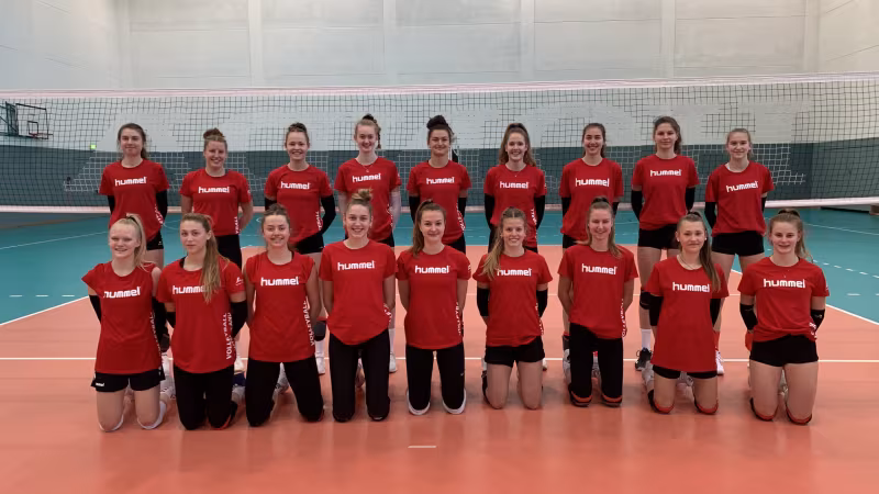 Die U18 des DVV im Lehrgang in Kienbaum; Foto: DVV