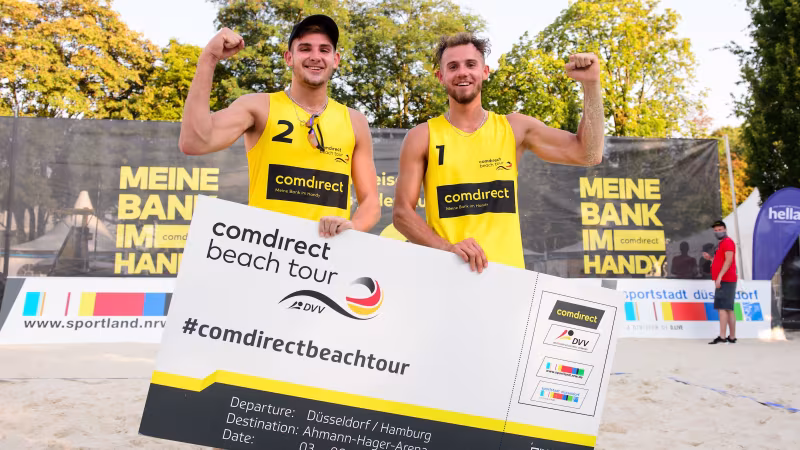 Sagstetter-Brüder und Kroha/Schlegel gewinnen DM-Tickets