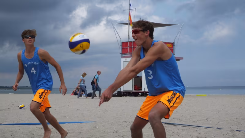 Deutschen Beach-Volleyball Meisterschaften U19 in Laboe