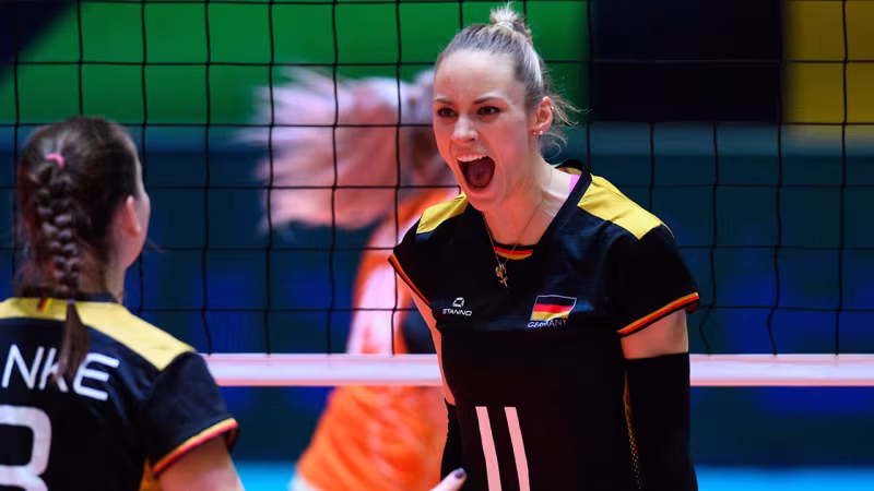 Louisa Lippmann und Hanna Orthmann im CEV Dream Team