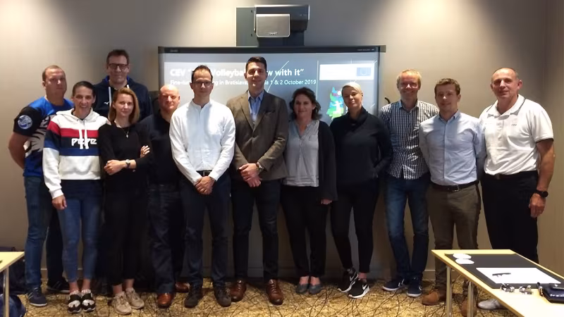 Dr. Jimmy Czimek beim zweiten internationalen CEV-ERASMUS+ Projekt-Meeting 