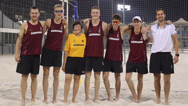 DVV-Team bei den World Beach Games am Start