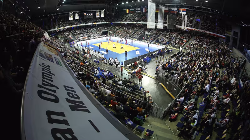 Foto Conny Kurth: Im Januar 2016 fand die letzte Olympia-Qualifikation in Berlin statt. 