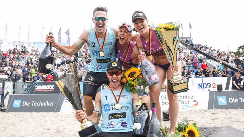 DM-Ticker: Borger/Sude und Poniewaz-Zwillinge sind Deutsche Meister 2019