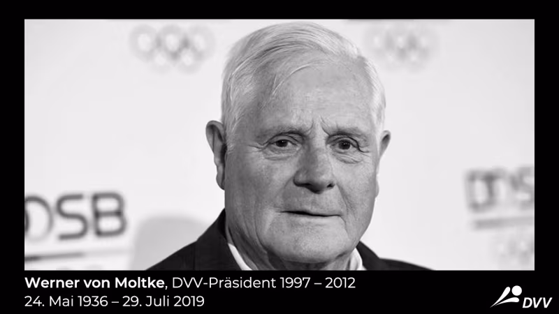 Langjähriger DVV-Präsident und Ehrenpräsident Werner Graf von Moltke verstorben