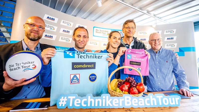 ALDI Nord wird offizieller Frische-Partner der Techniker Beach Tour