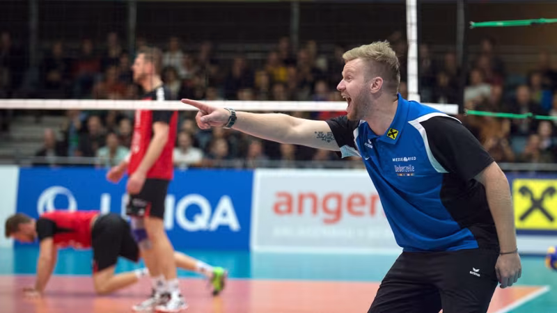 Foto Kaufmann: Alexander Prietzel war auch schon in der Halle als Coach aktiv.