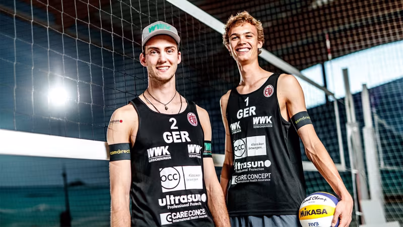 Foto Fotoduda.de: Thole/Wickler freuen sich auf die neue Saison.