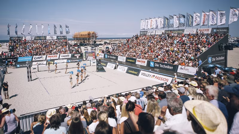 Großartige Zwischenbilanz für Europas größte nationale Beach-Volleyball Tour