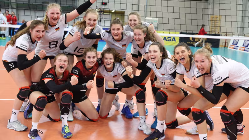 Foto CEV: So sieht das erste Jubelfoto der EM aus
