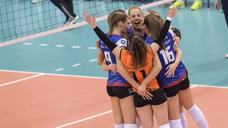 Foto CEV: Die Stuttgarterinnen möchten auch gegen Minsk jubeln