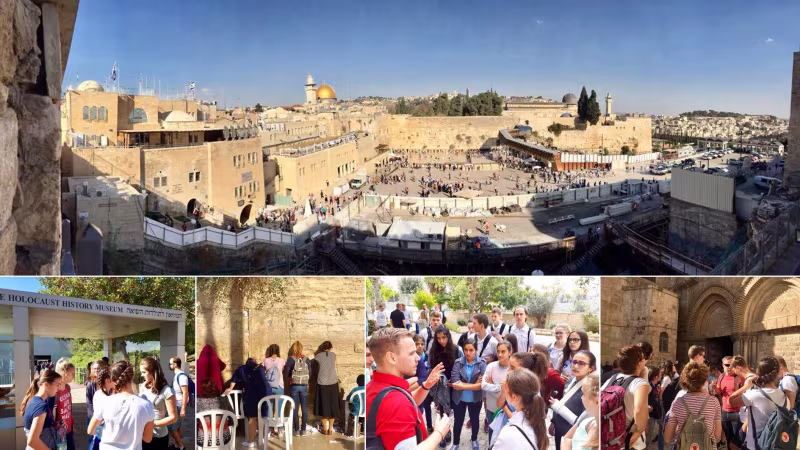 Die Delegation in Jerusalem - Foto: Facebookseite des VC Brandenburg