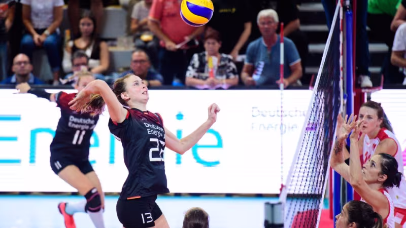 Foto Conny Kurth: Lisa Gründing gab gegen die Türkei ihr Länderspiel-Debüt.