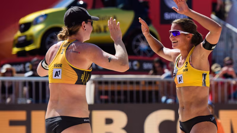 Foto FIVB: Chantal & Julia gehen an Position Nummer eins ins Rennen