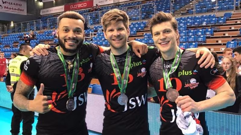 Foto privat: Bronze für das deutsche Trio von Wegiel Salvador Hidalgo, Sebastian Schwarz und Lukas Kampa.