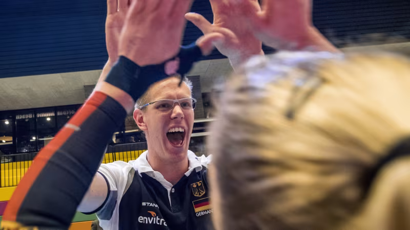 Foto CEV: Bringt niederländische Emotionen ins deutsche Team: Bart-Jan van der Mark.