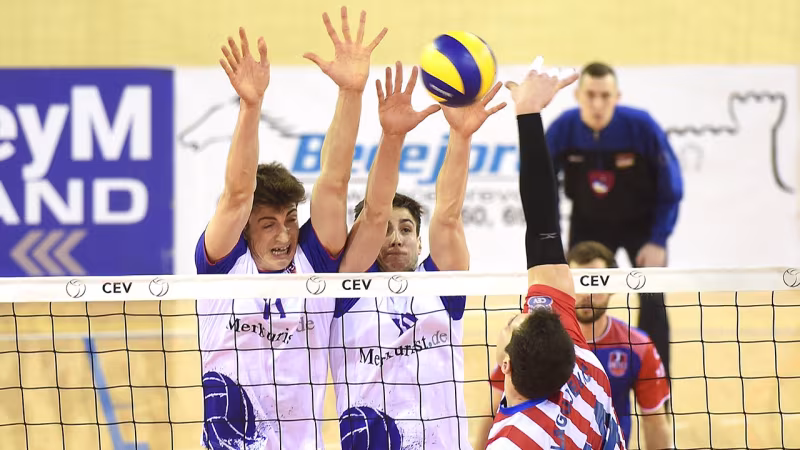 Foto CEV: Im Block ragt er jetzt schon heraus.