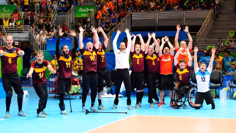 Sitzvolleyballer am Dienstag  mit “Endspiel“