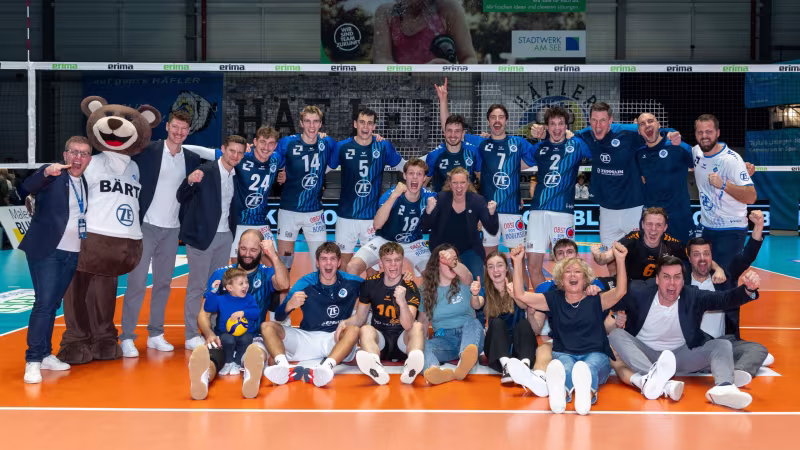 VfB Friedrichshafen zieht nach Fünf-Satz-Krimi ins Zoi DVV-Pokalfinale ein